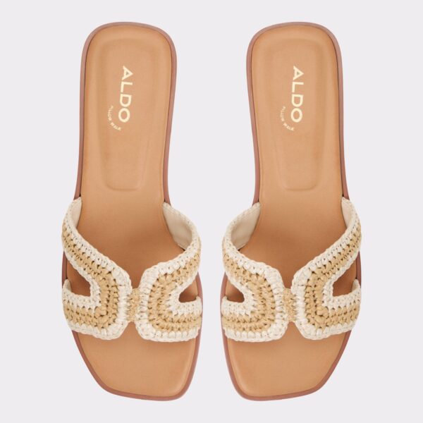 Itsandal Beige Women's Flat Sandals - 画像 (6)