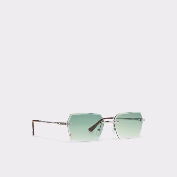 Kaaolle Silver Men's Rectangle - 画像 (2)