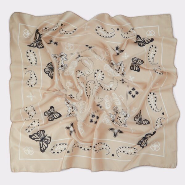 Manamaerel Beige Women's Scarves - 画像 (4)